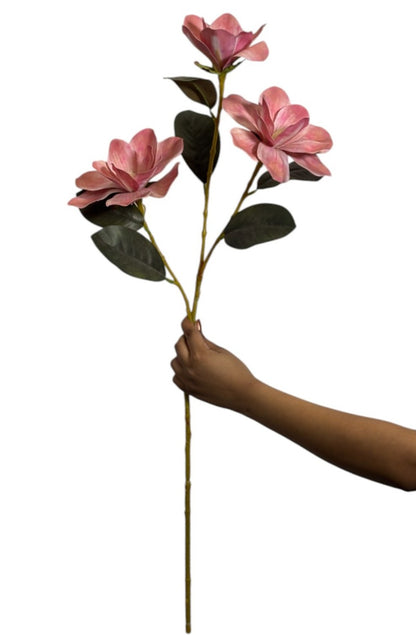 Magnolia Stick 3 Head 82cm Pink (Pack of 10)