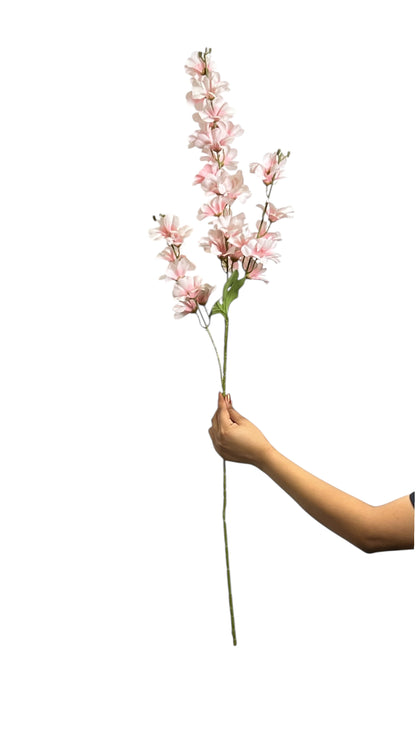 Spring Delphinium Flower Stick 3 Head 100cm Light Pink (Pack of 10)