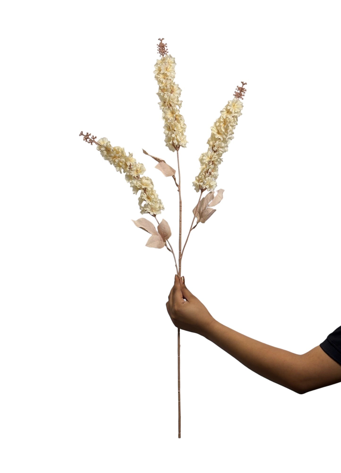 Hyacinth Stick 3 Head 88cm Off White (Pack of 10)